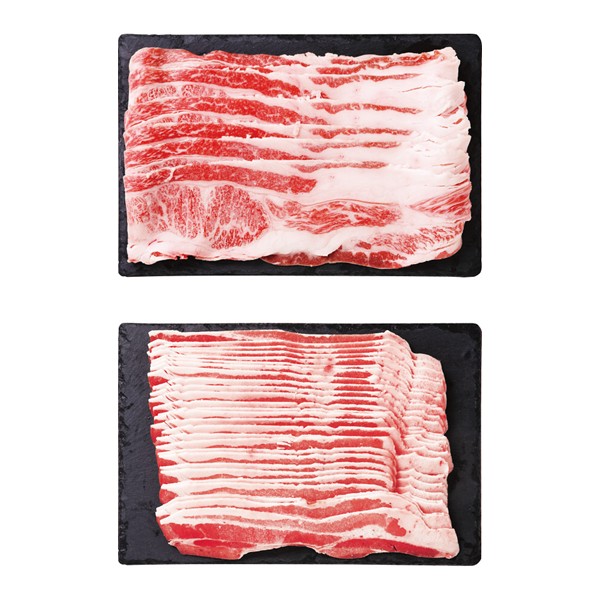 国産牛・国産豚バラスライス（計１ｋｇ）