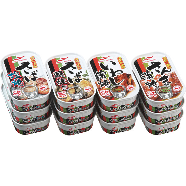 惣菜焼物缶４種詰合せ　１２缶セット