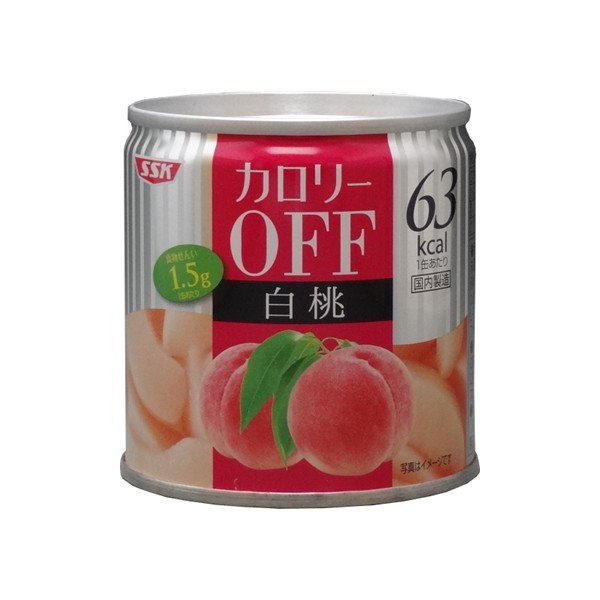 清水食品 カロリーＯＦＦ 白桃缶詰 ２４個