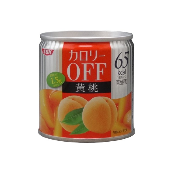 清水食品 カロリーＯＦＦ 黄桃缶詰 ２４個